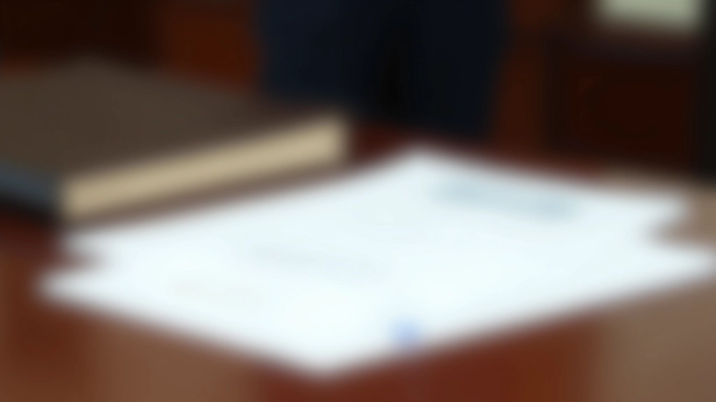 Business registration certificate and company seal on official documents in folder